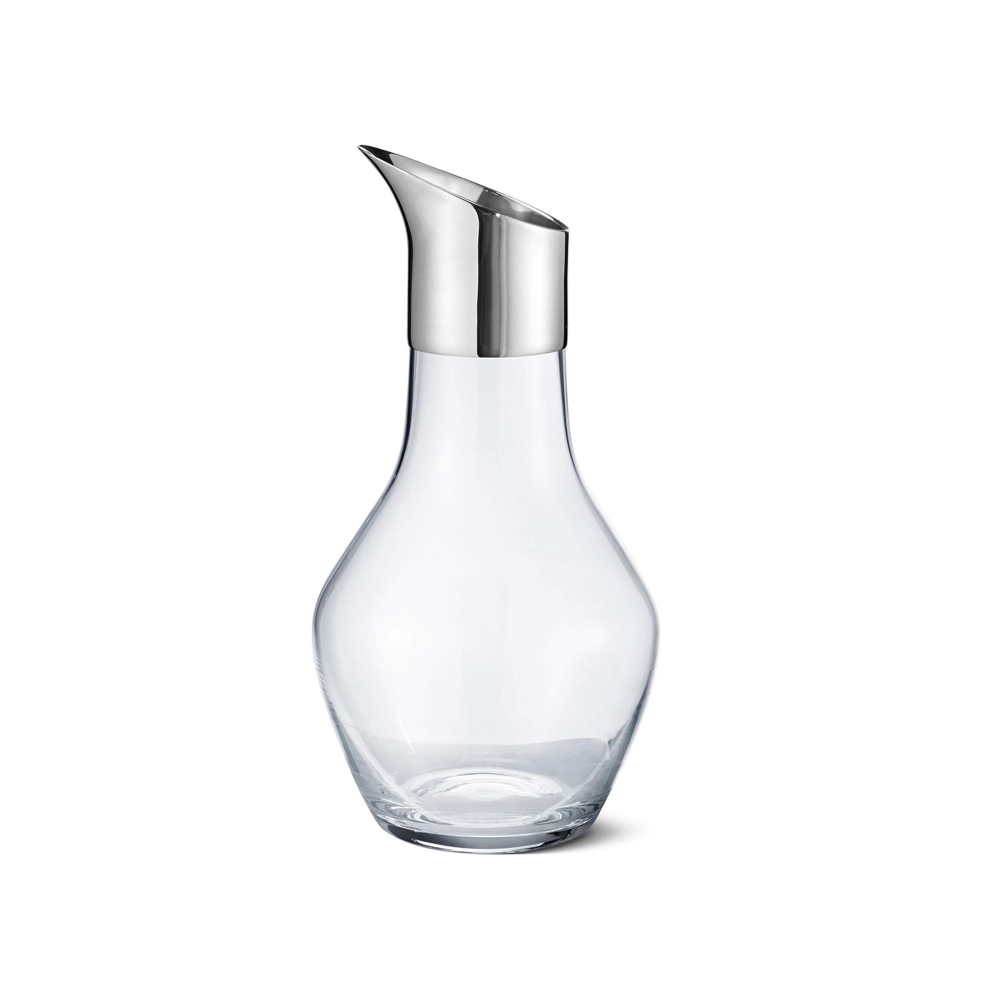 georg-jensen-sky-carafe-eau-verre-inox image 1