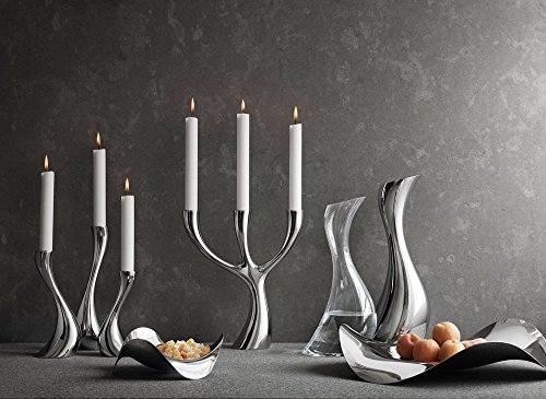 georg-jensen-cobra-chandelier-inox-3-bras-27-cm-poli image 6