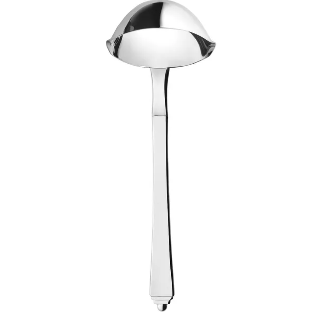 georg-jensen-pyramid-louche-sauce-inox-poli-19-cm image 1