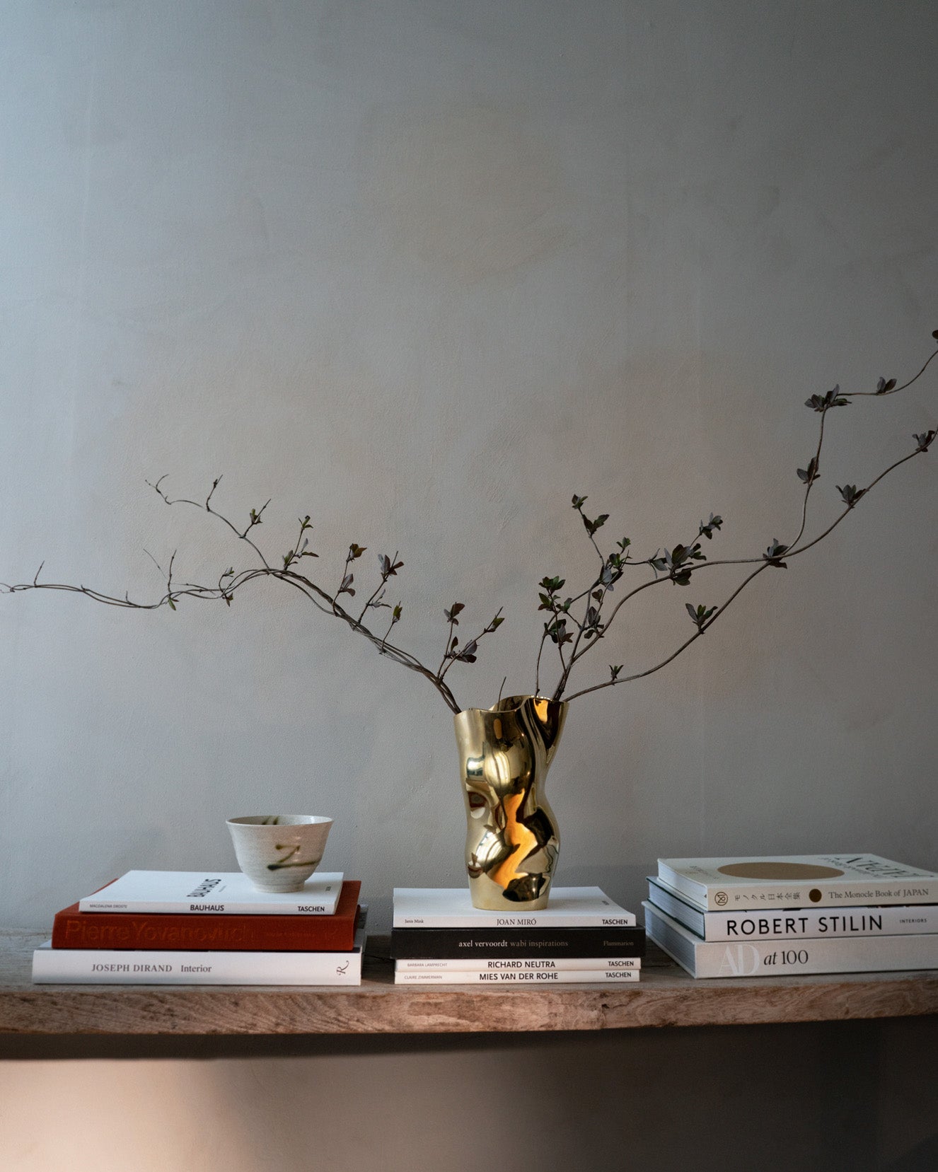 hein-studio-ostrea-25-vase-laiton-massif-25-cm-poli-main image 2