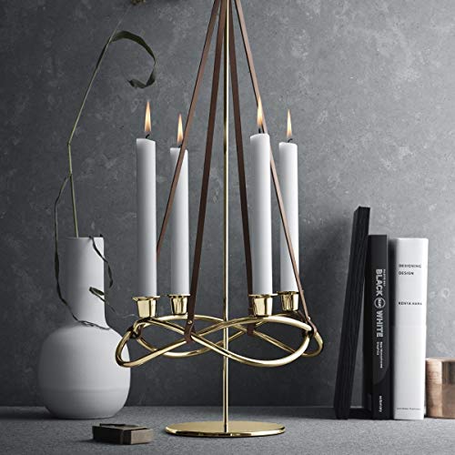georg-jensen-season-embout-bougeoir-dor-cuir-60-8-cm image 8