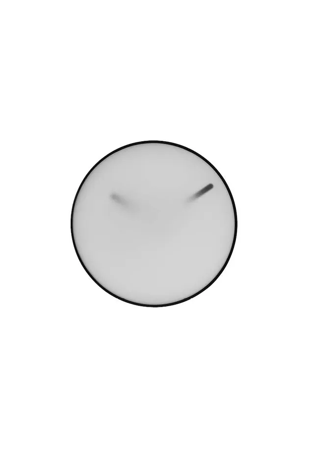 gejst-momentt-horloge-murale-blanche-acier-mat image 1