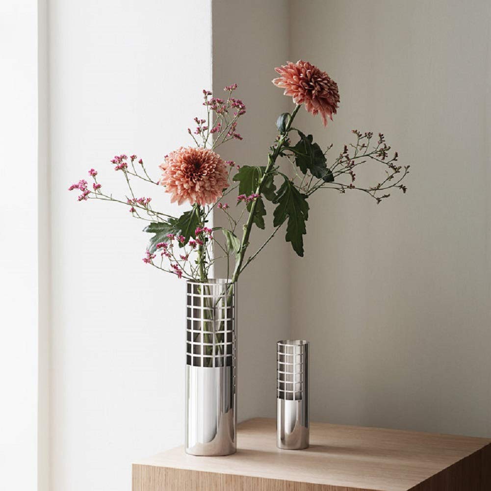 georg-jensen-matrix-vase-tube-inox-medium image 2