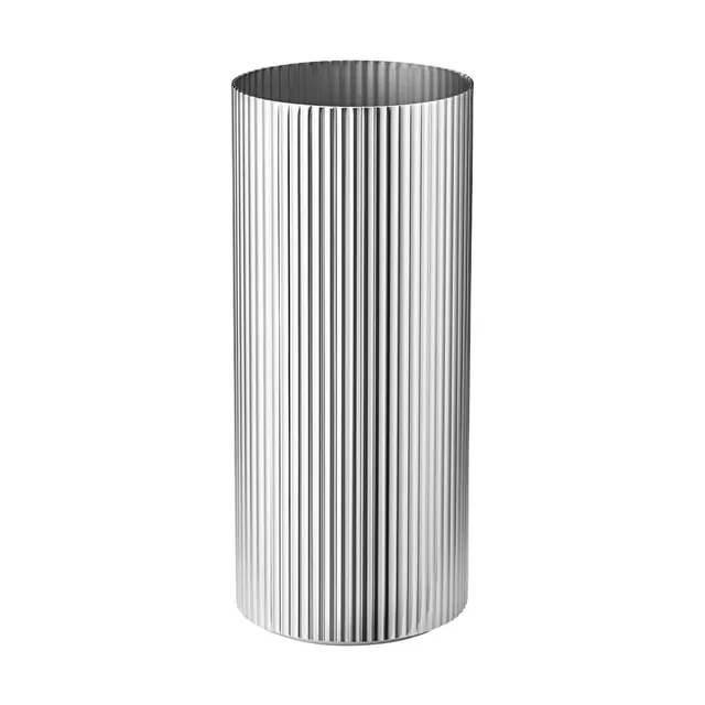 georg-jensen-bernadotte-vase-moyen-inox-taille-m-scandinave image 1