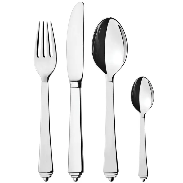 georg-jensen-pyramid-m-nag-re-4-pi-ces-inox-miroir image 1