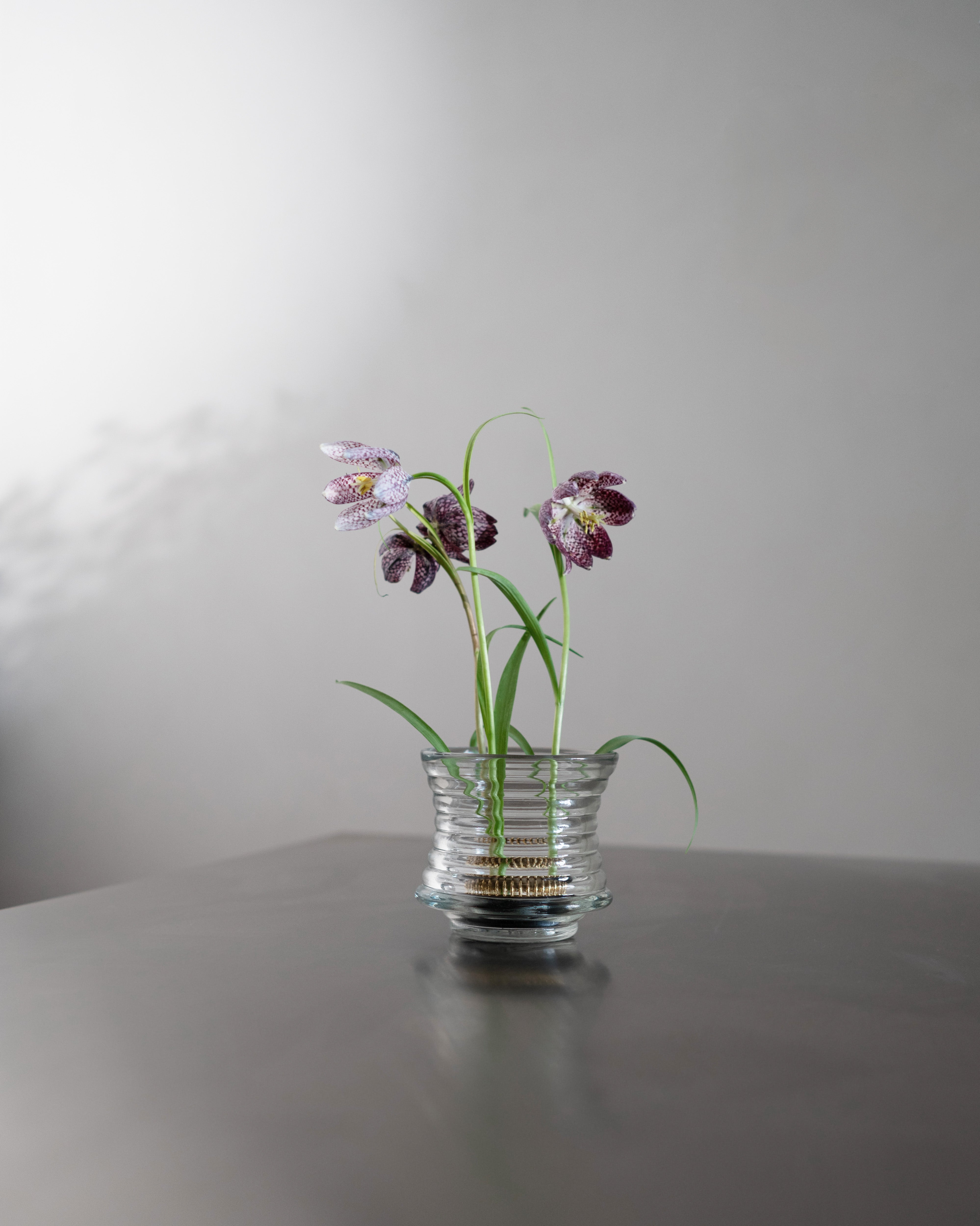 hein-studio-kyoto-bougeoir-verre-transparent-petit-h9-cm image 3