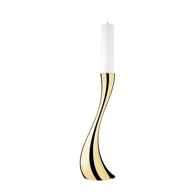 georg-jensen-cobra-bougeoir-dor-moyen-50-cm-or-18-carats image 1