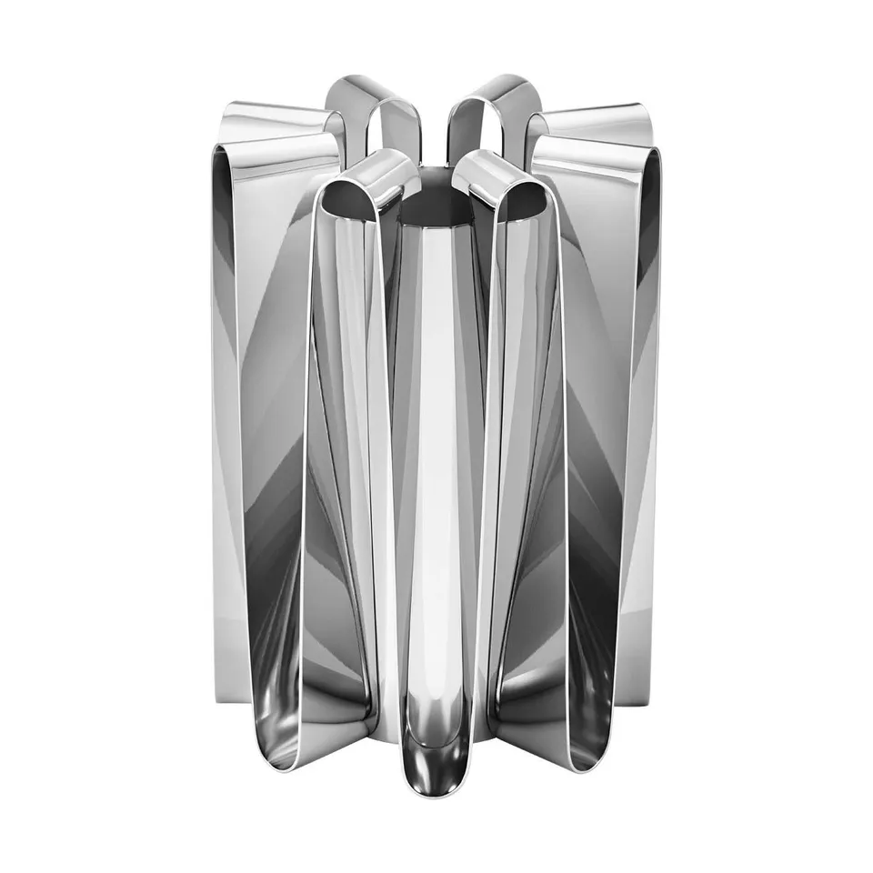 georg-jensen-frequency-vase-acier-inoxydable-poli-grand-mod-le-vague image 1