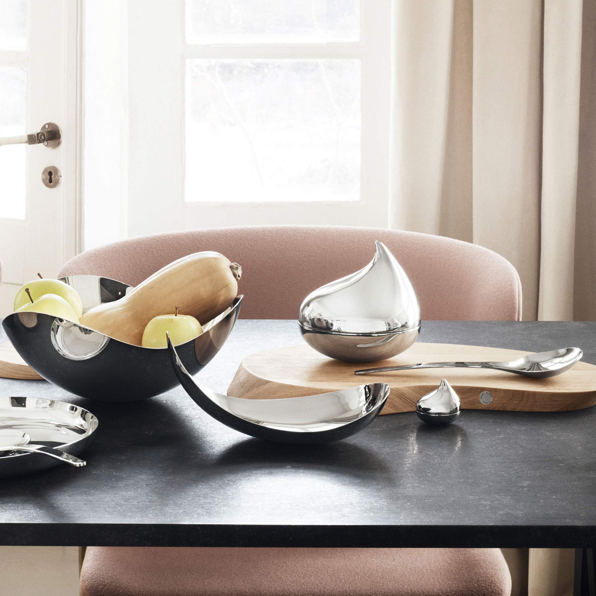 georg-jensen-bernadotte-plat-inox-miroir-22-7-cm image 4