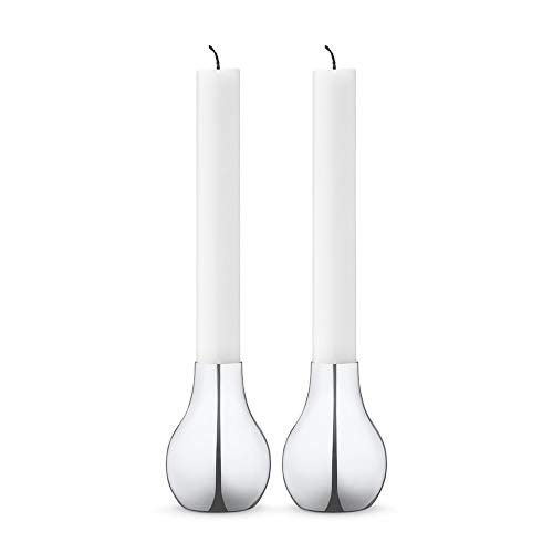 georg-jensen-cafu-bougeoir-inox-poli-taille-m-lot-de-2 image 6