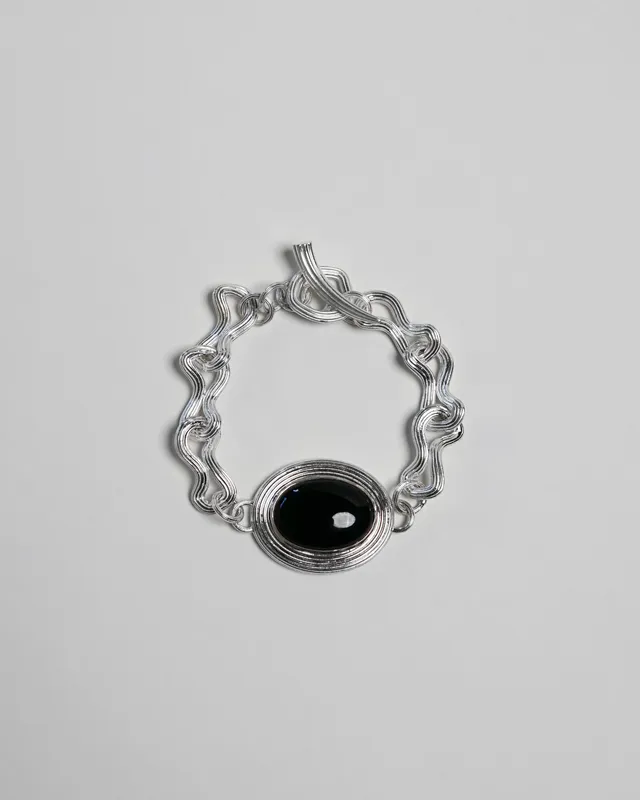 hein-studio-de-la-mer-bracelet-onyx-argent-925-20-cm image 1