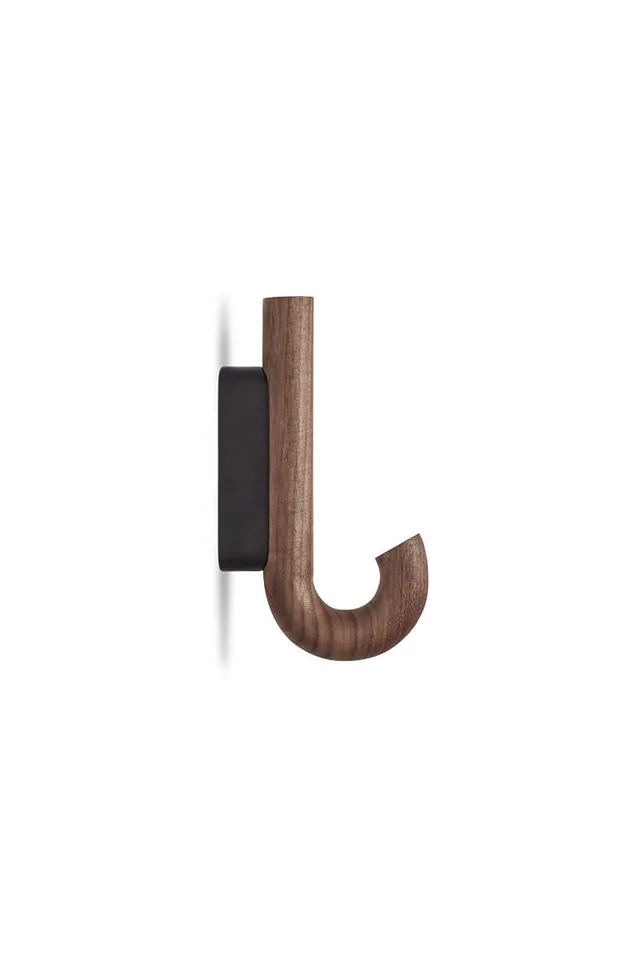 gejst-hook-mini-pat-re-murale-noyer-noir image 1