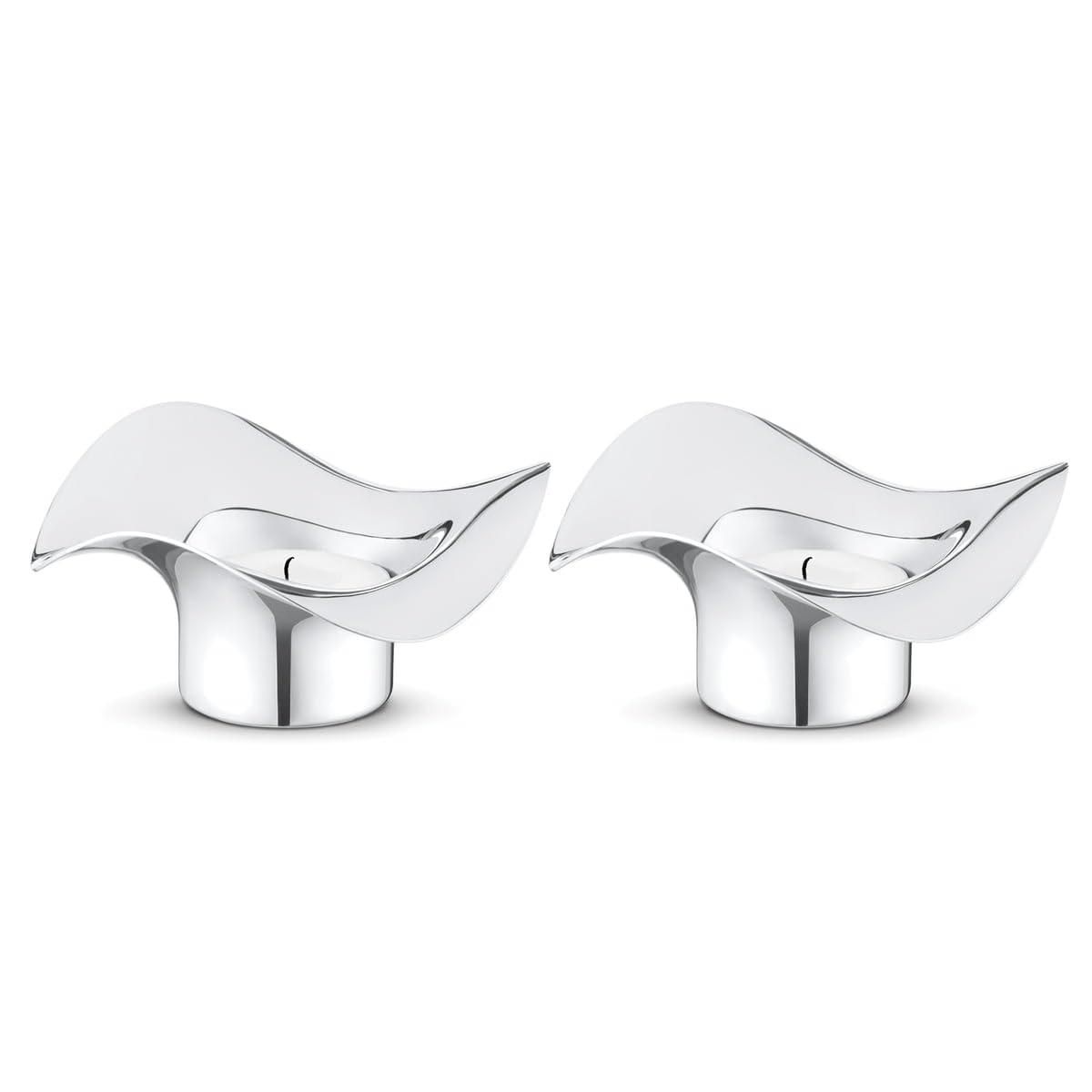 georg-jensen-cobra-lot-2-photophores-dor-s-bougeoir image 2