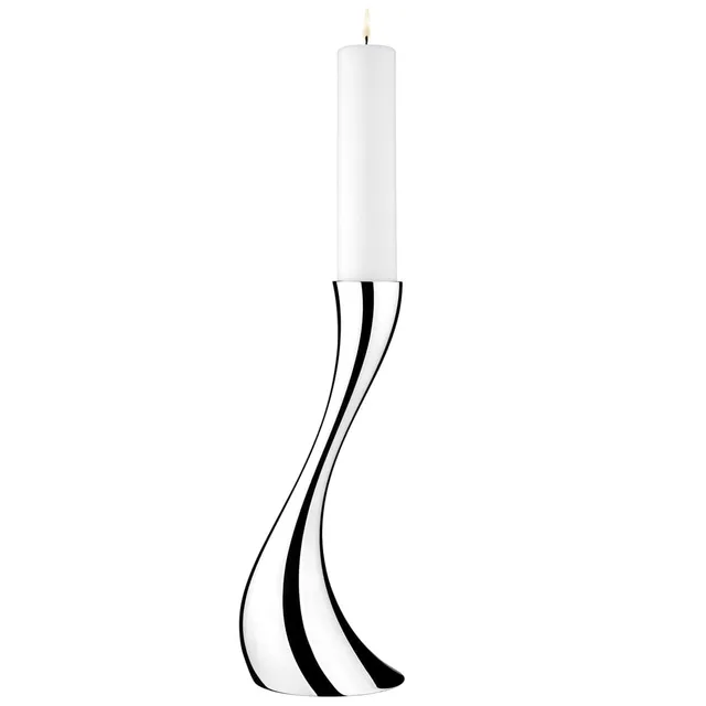 georg-jensen-cobra-bougeoir-sur-pied-inox-taille-l-60-cm image 1