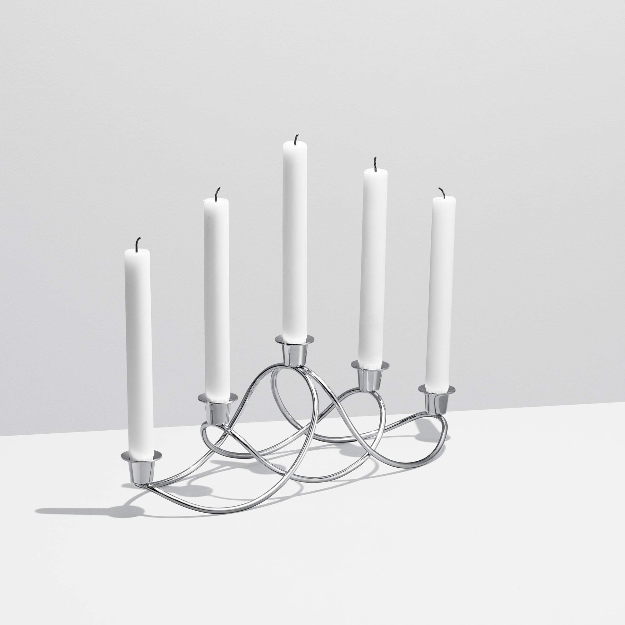 georg-jensen-harmony-bougeoir-5-bougies-inox-argent-41-9-cm image 4