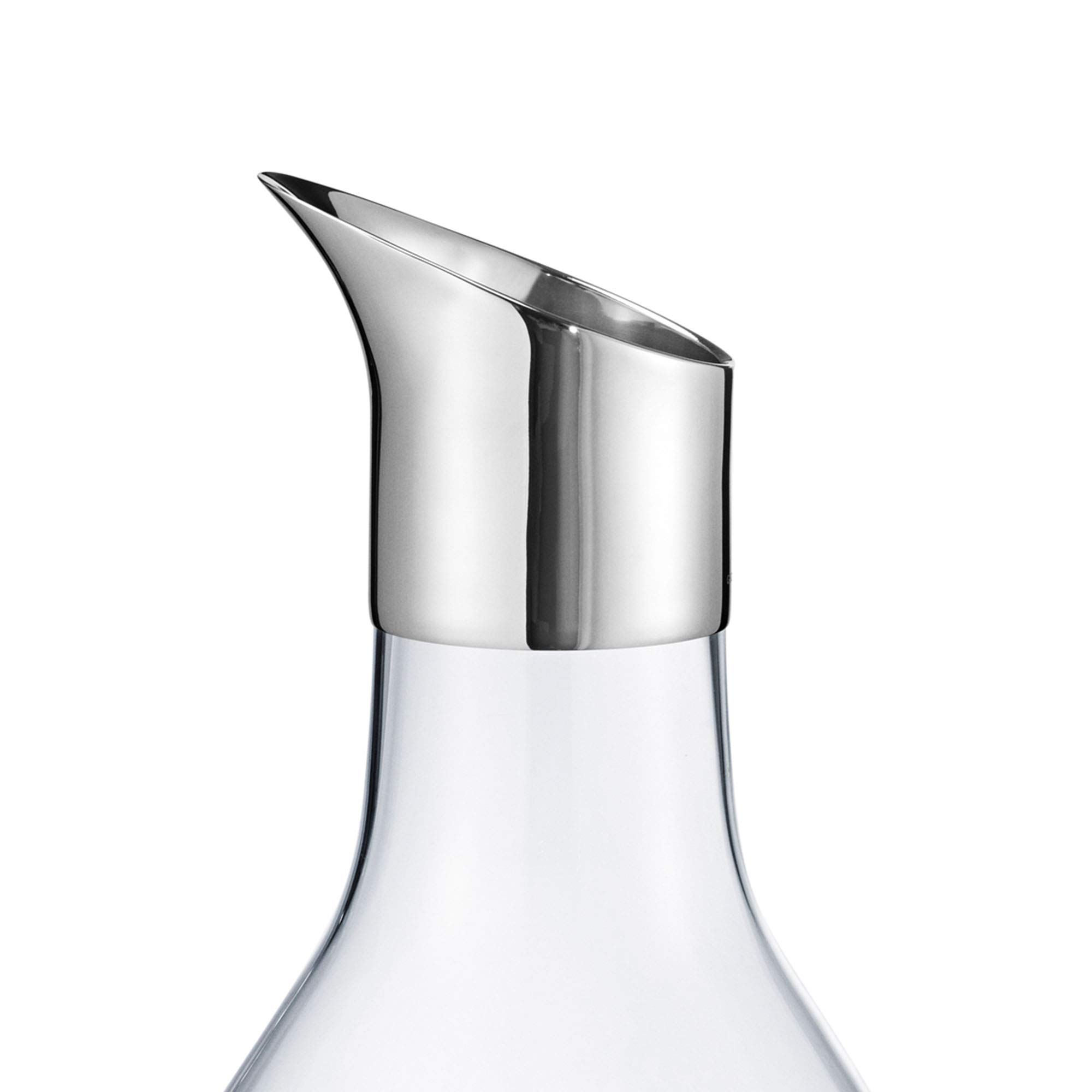 georg-jensen-sky-carafe-eau-verre-inox image 2