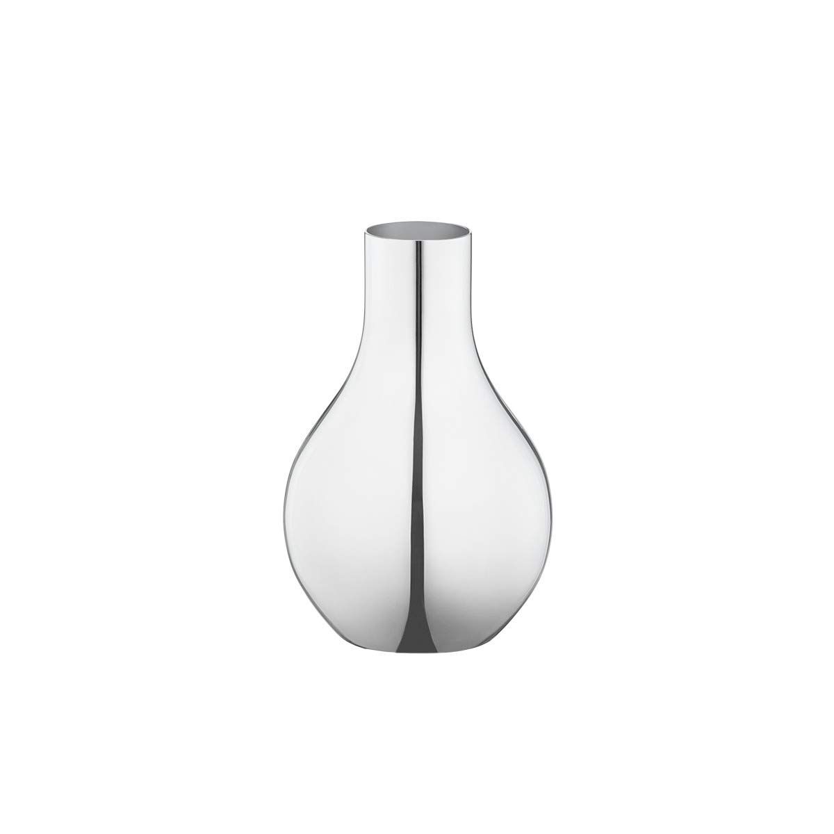 georg-jensen-cafu-vase-mini-inox-poli-miroir-14-8-cm image 1