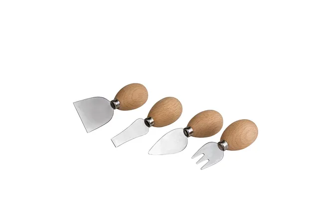 artelegno-67-couteaux-fromage-h-tre-4-pi-ces image 1