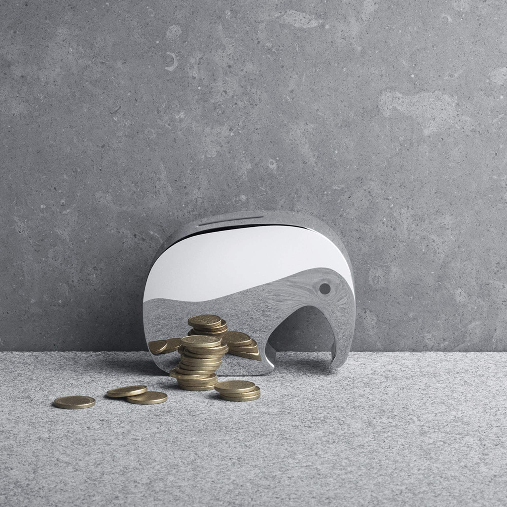 georg-jensen-elephant-tirelire-inox-m-moneyphant image 4