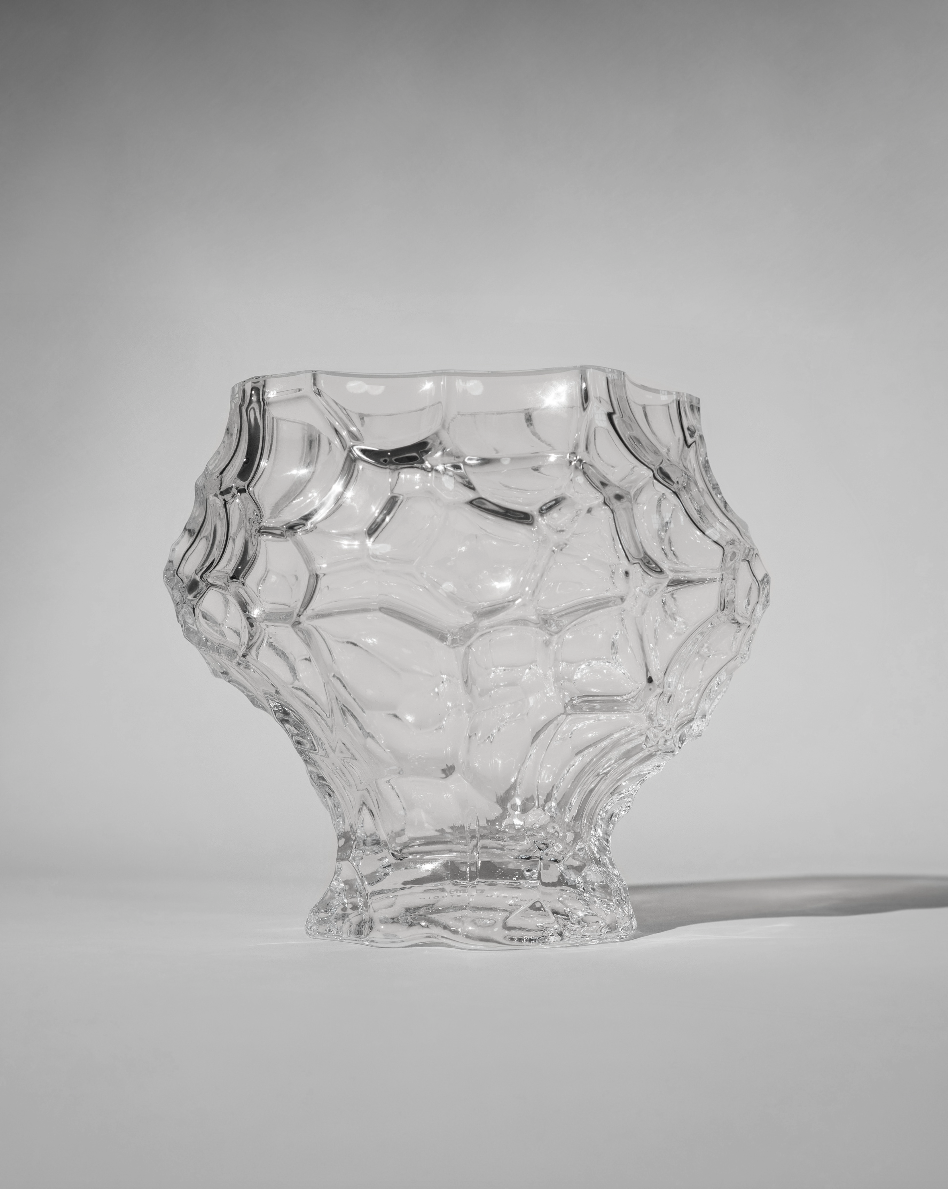 hein-studio-canyon-medium-vase-en-verre-transparent image 1