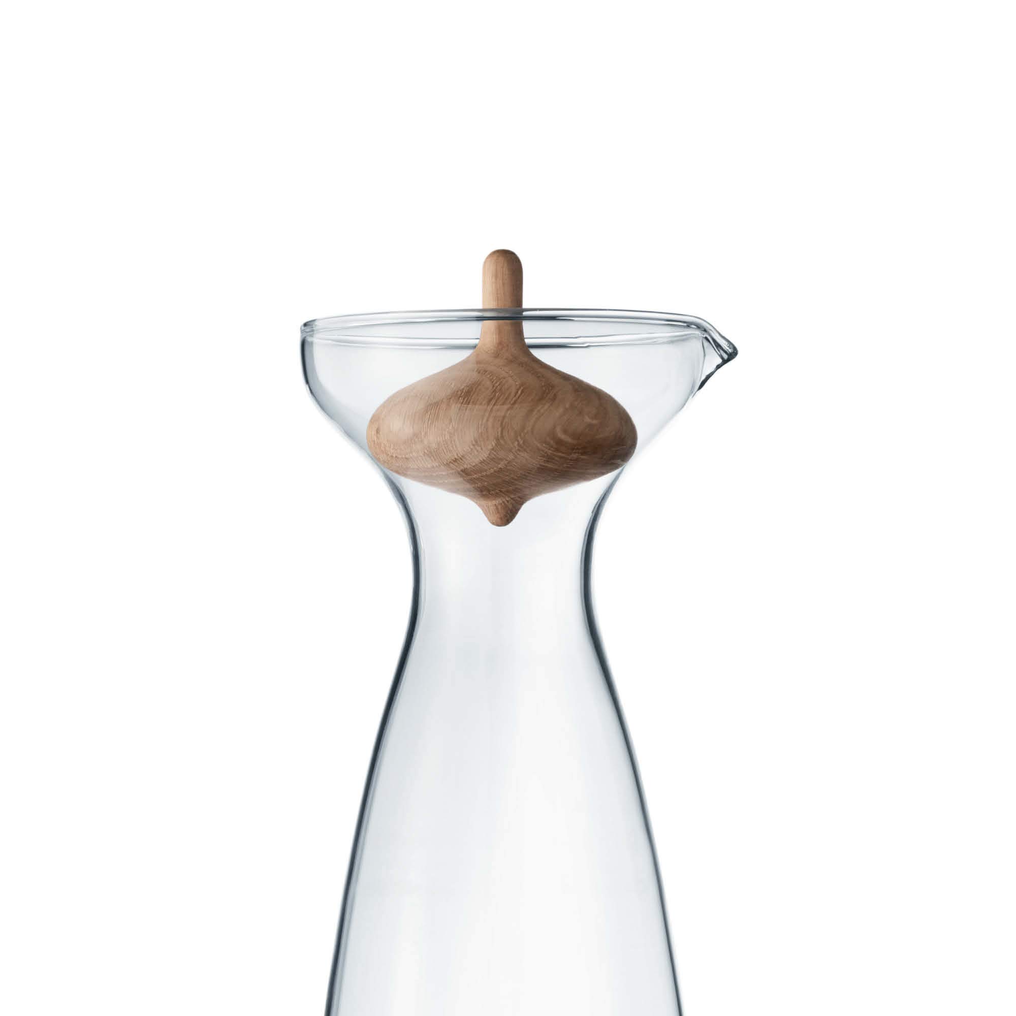 georg-jensen-alfredo-carafe-verre-1-l-bouchon-ch-ne image 2