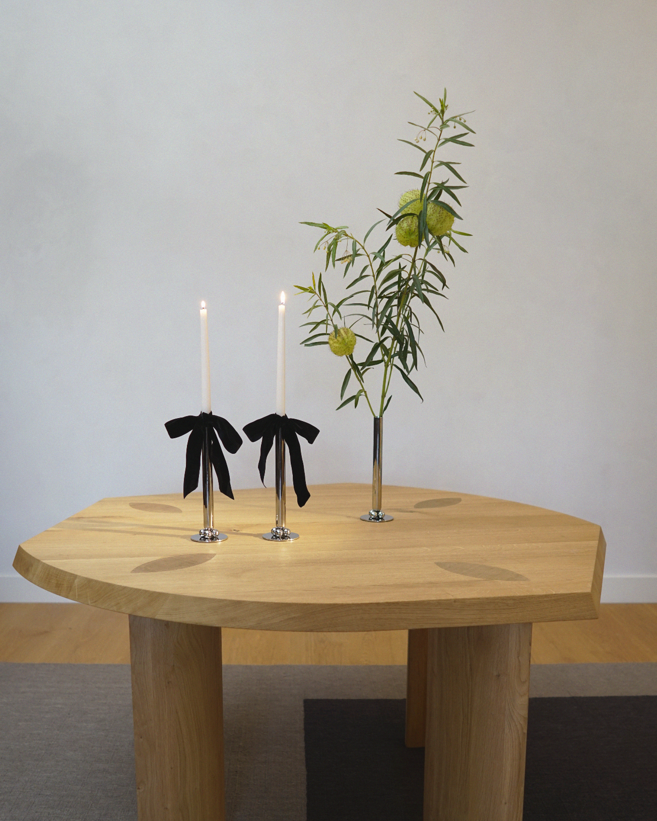 hein-studio-lilo-vase-bougeoir-laiton-titane-28cm image 5