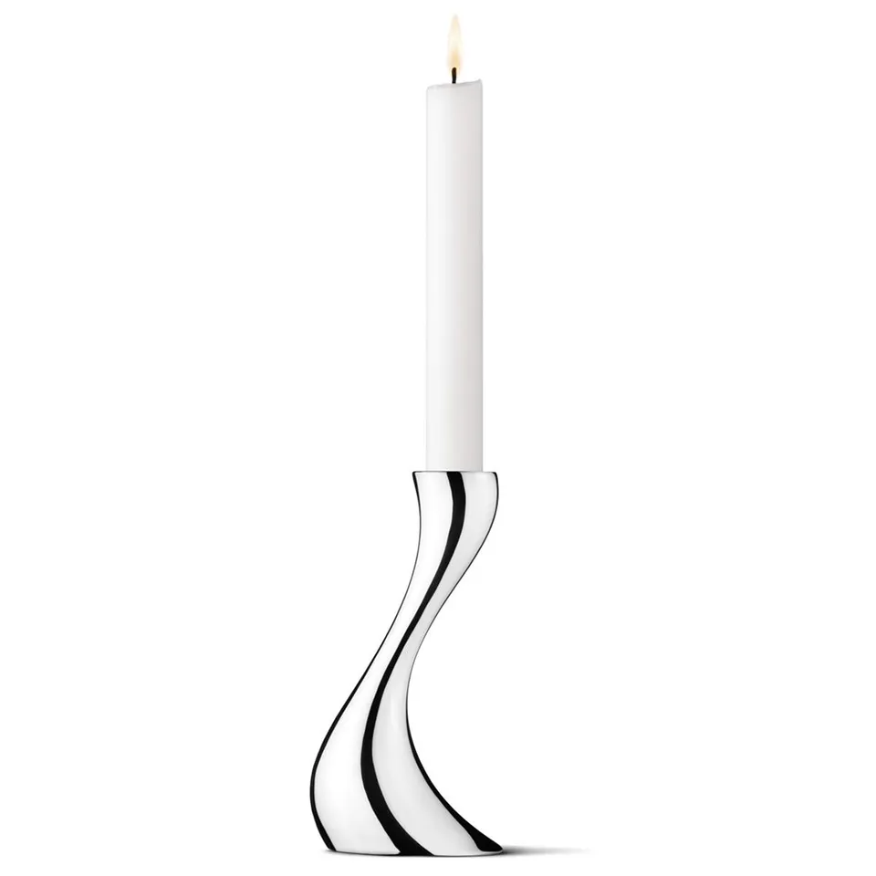 georg-jensen-cobra-bougeoir-inox-16-cm image 1