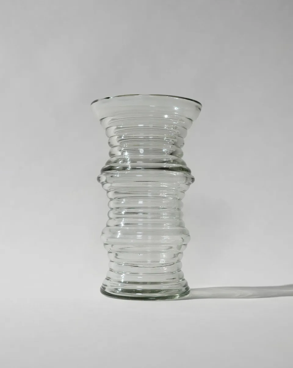 hein-studio-kyoto-vase-medium-verre-transparent-h20-cm image 1