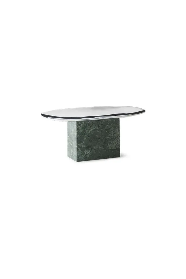 gejst-sapoto-bol-aluminium-vert-socle-pierre image 1