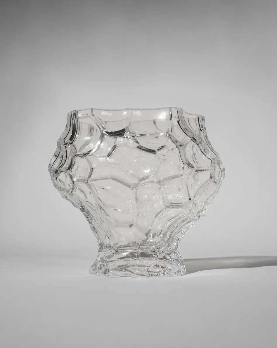 hein-studio-canyon-medium-vase-en-verre-transparent image 1