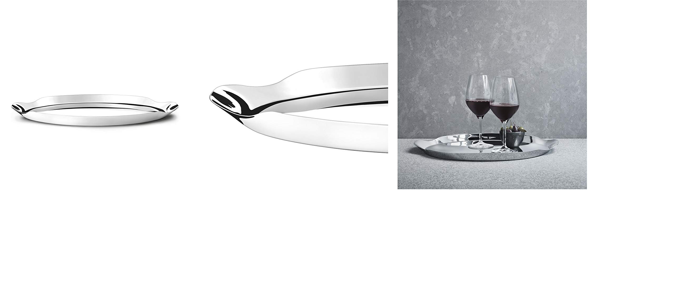 georg-jensen-wine-plateau-ovale-inox-miroir-39-cm image 5