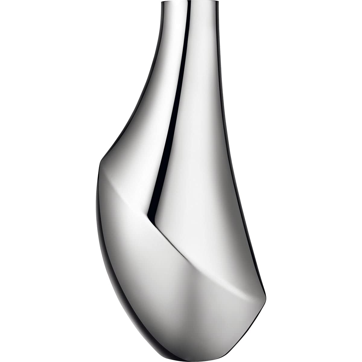 georg-jensen-flora-grand-vase-inox-poli-50-cm image 1