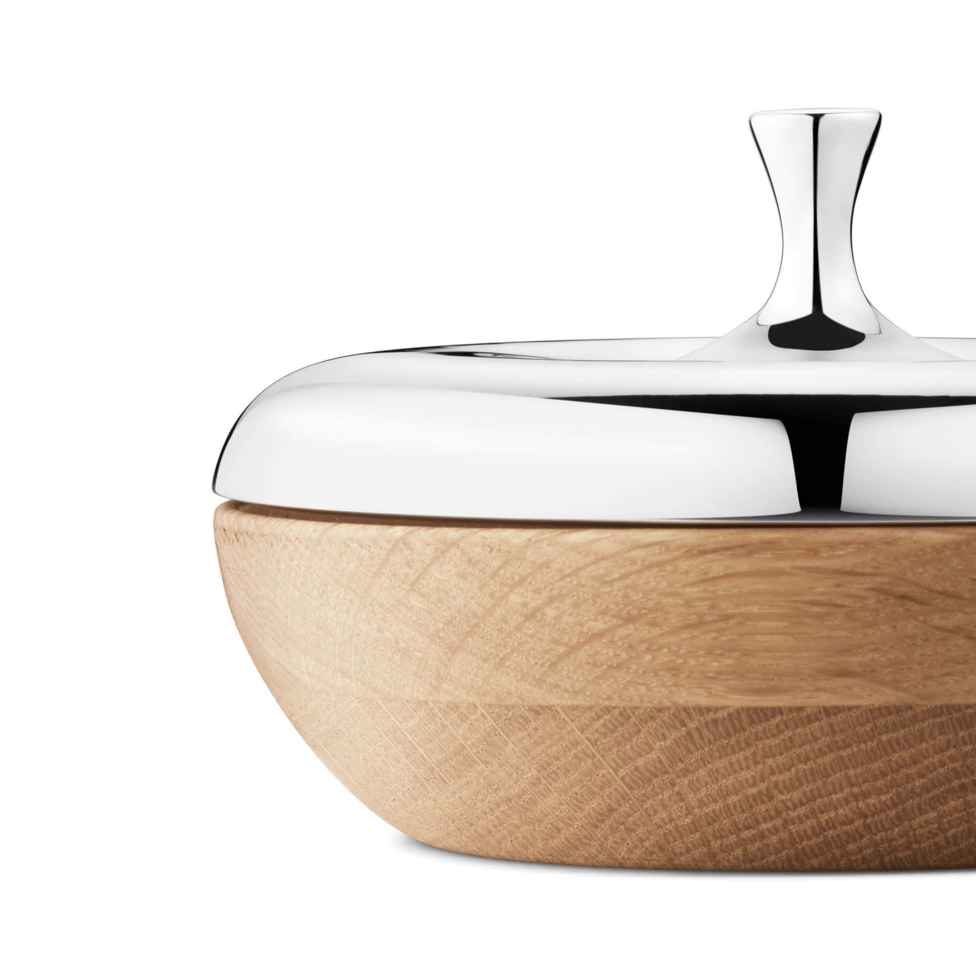 georg-jensen-koppel-bonbonni-re-inox-ch-ne-16-5-cm image 2
