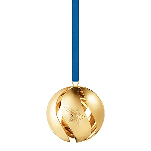 georg-jensen-noel-2021-boule-sapin-laiton-dor-toile image 8