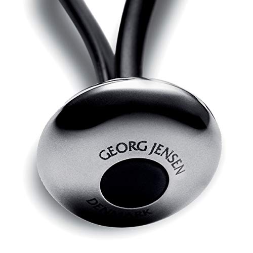georg-jensen-ellipse-porte-cl-s-noir-acier-inoxydable image 6