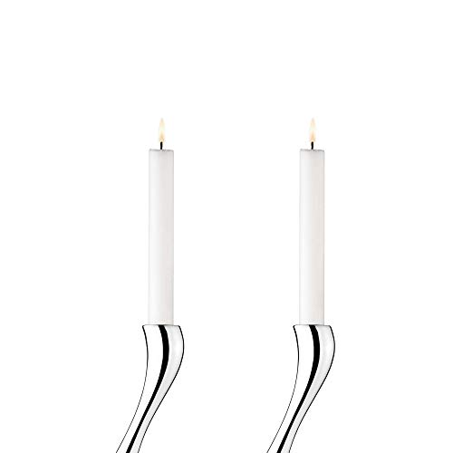 georg-jensen-cobra-paire-bougeoirs-inox-24-cm-miroir image 7