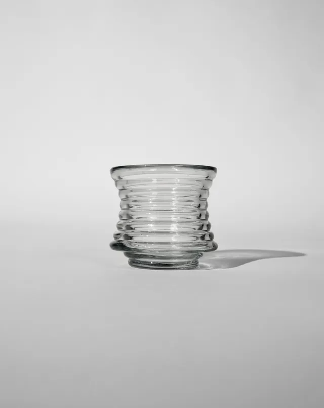 hein-studio-kyoto-bougeoir-verre-transparent-petit-h9-cm image 1