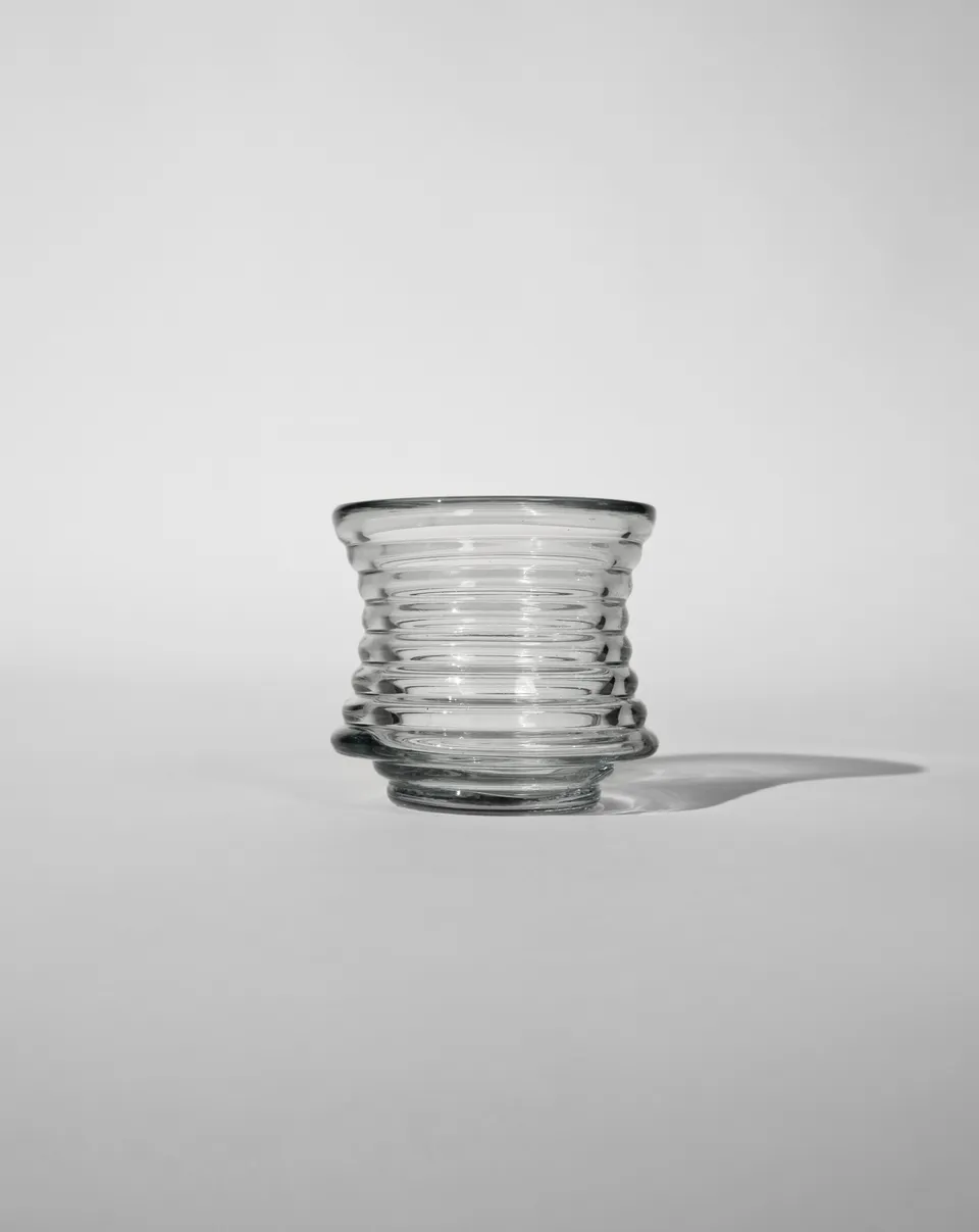 hein-studio-kyoto-bougeoir-verre-transparent-petit-h9-cm image 1