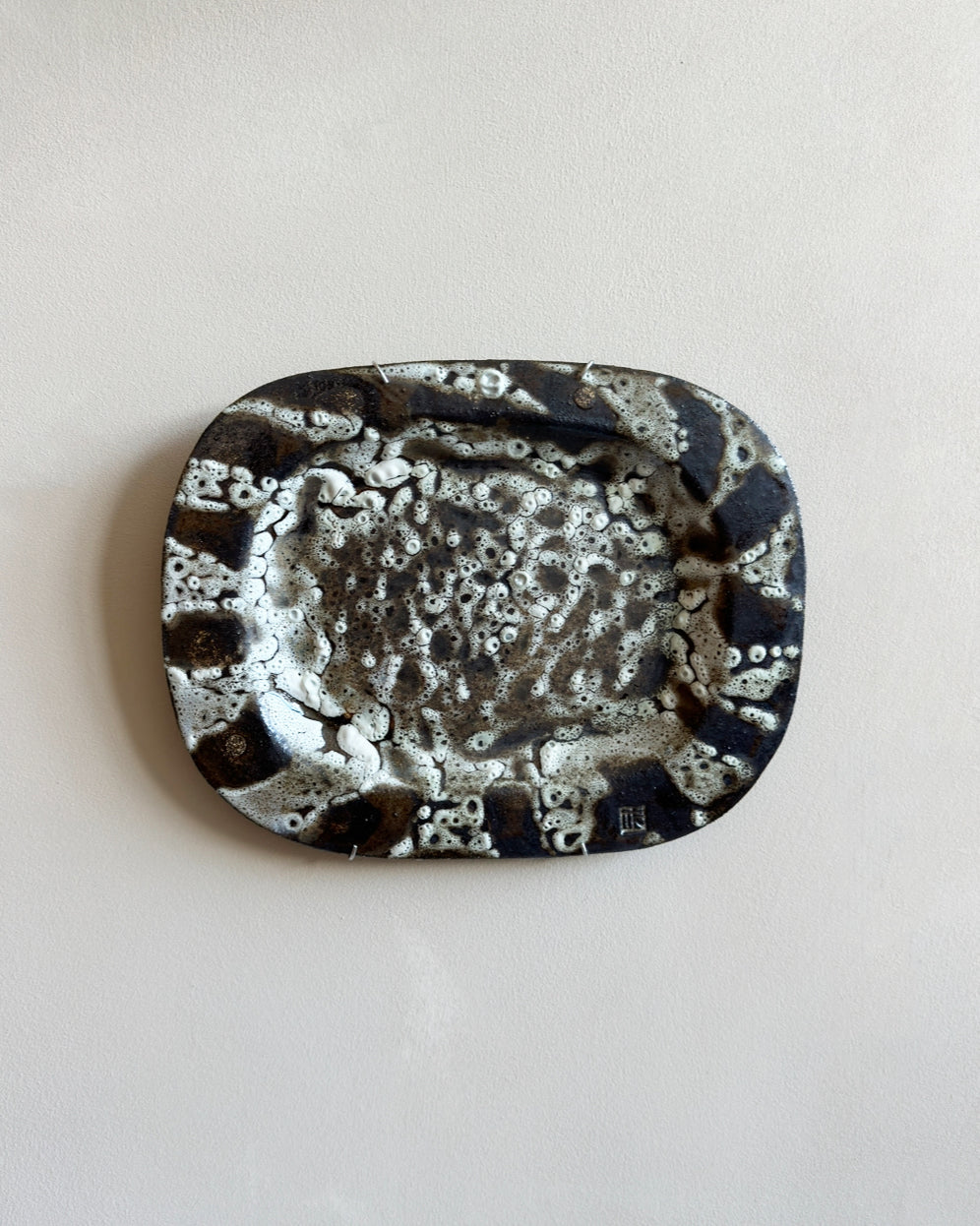 hein-studio-arts-assiette-murale-gr-s-pi-ce-unique-26-cm image 1