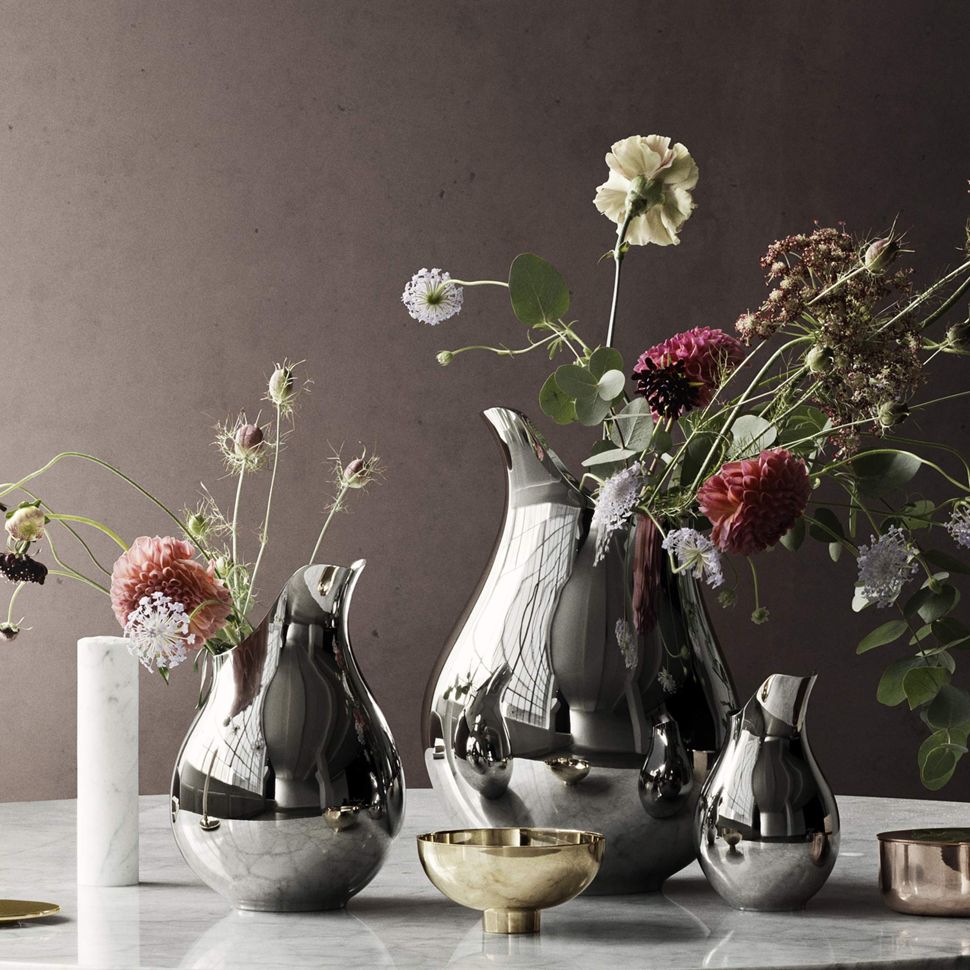 georg-jensen-arc-vase-ilse-inox-moyen-miroir-poli image 5