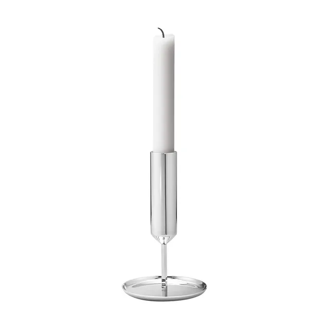 georg-jensen-arc-bougeoir-inox-poli-bas-145-mm image 1