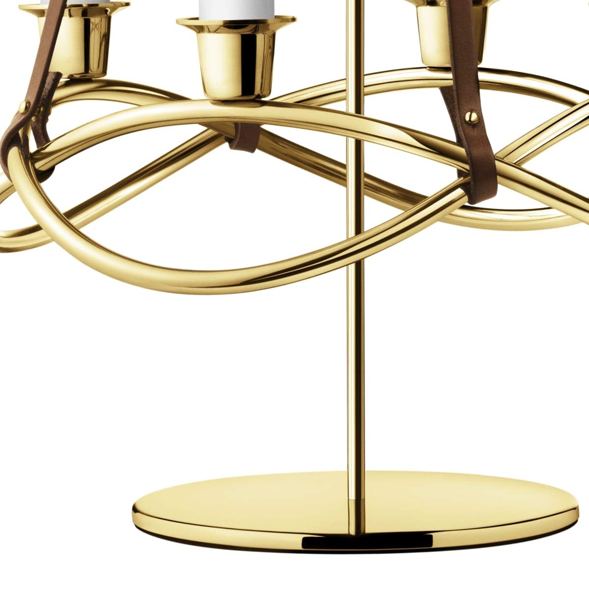 georg-jensen-season-embout-bougeoir-dor-cuir-60-8-cm image 2