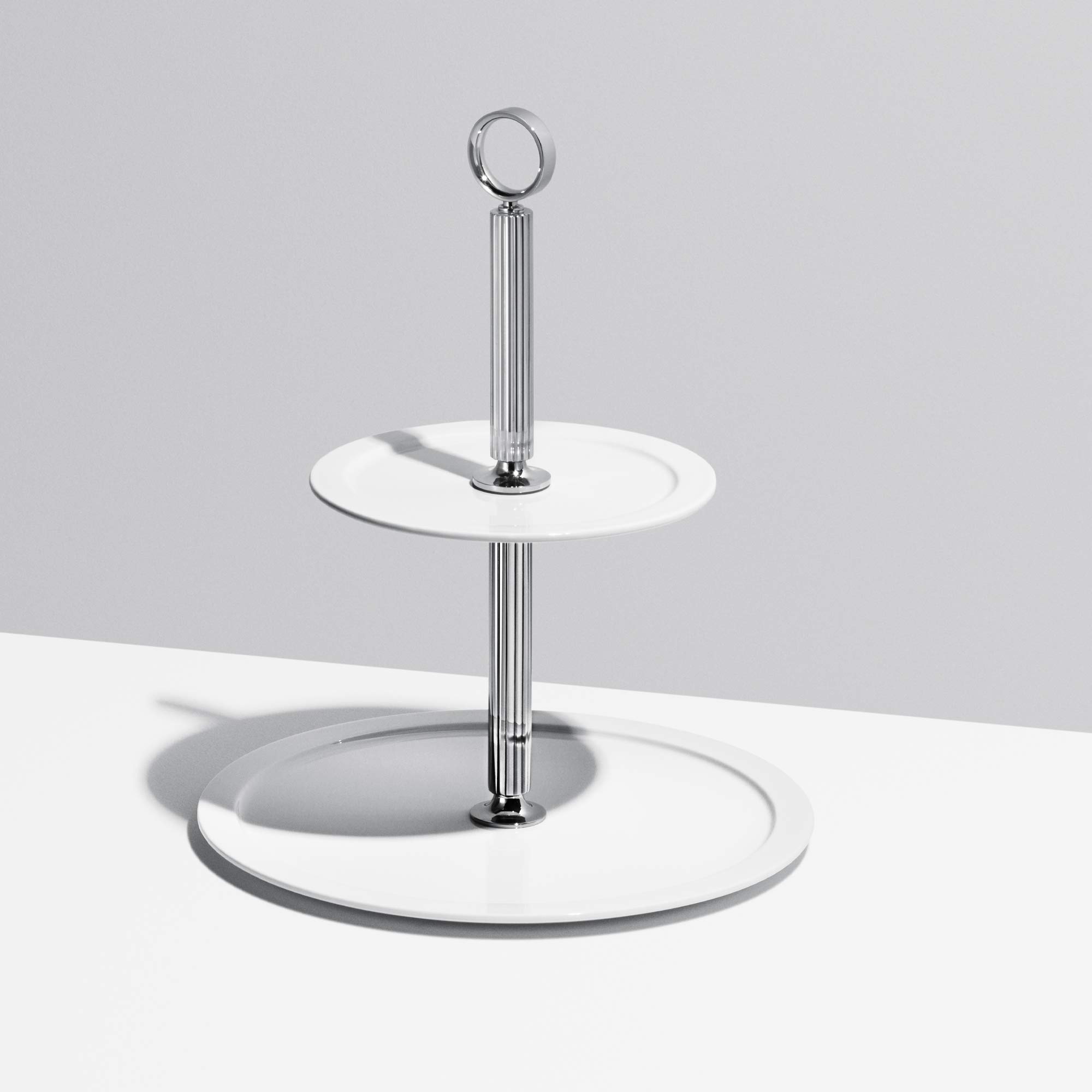 georg-jensen-bernadotte-pr-sentoir-2-tages-inox-porcelaine image 2