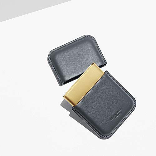 georg-jensen-shades-porte-cartes-de-visite-cuir-bleu-laiton image 8