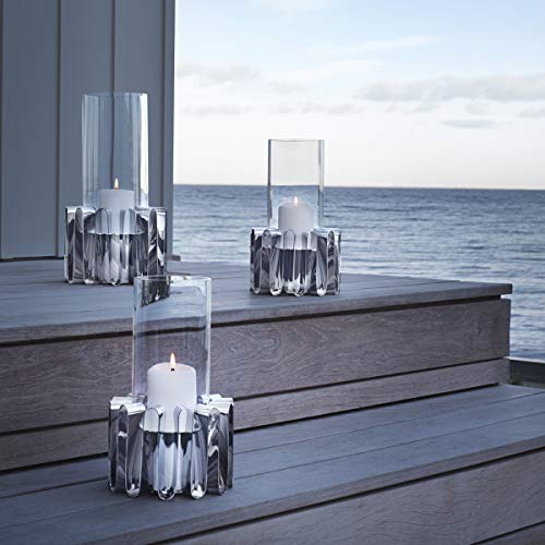 georg-jensen-frequency-lanterne-temp-te-verre-inox-38-cm image 5