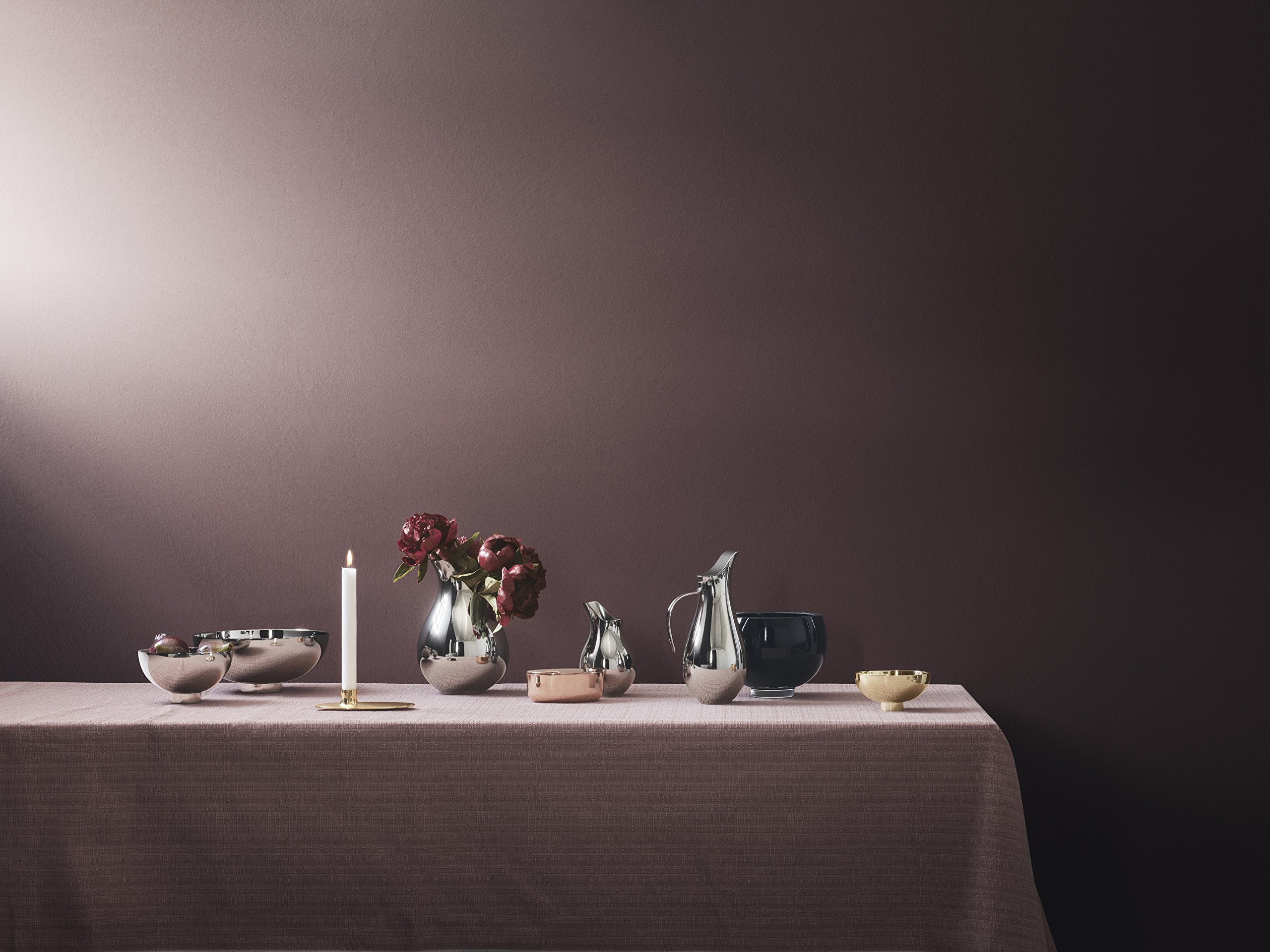 georg-jensen-arc-ilse-bol-inox-argent-16-cm-miroir image 2