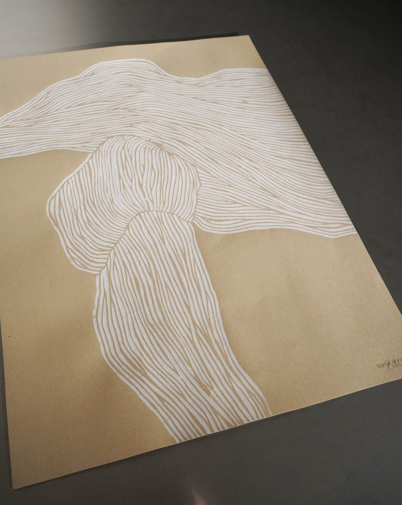 hein-studio-the-line-no-32-affiche-a2-lino-sign-e image 1