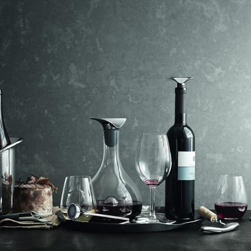 georg-jensen-wine-bar-set-vin-verseur-bouchon-inox image 5