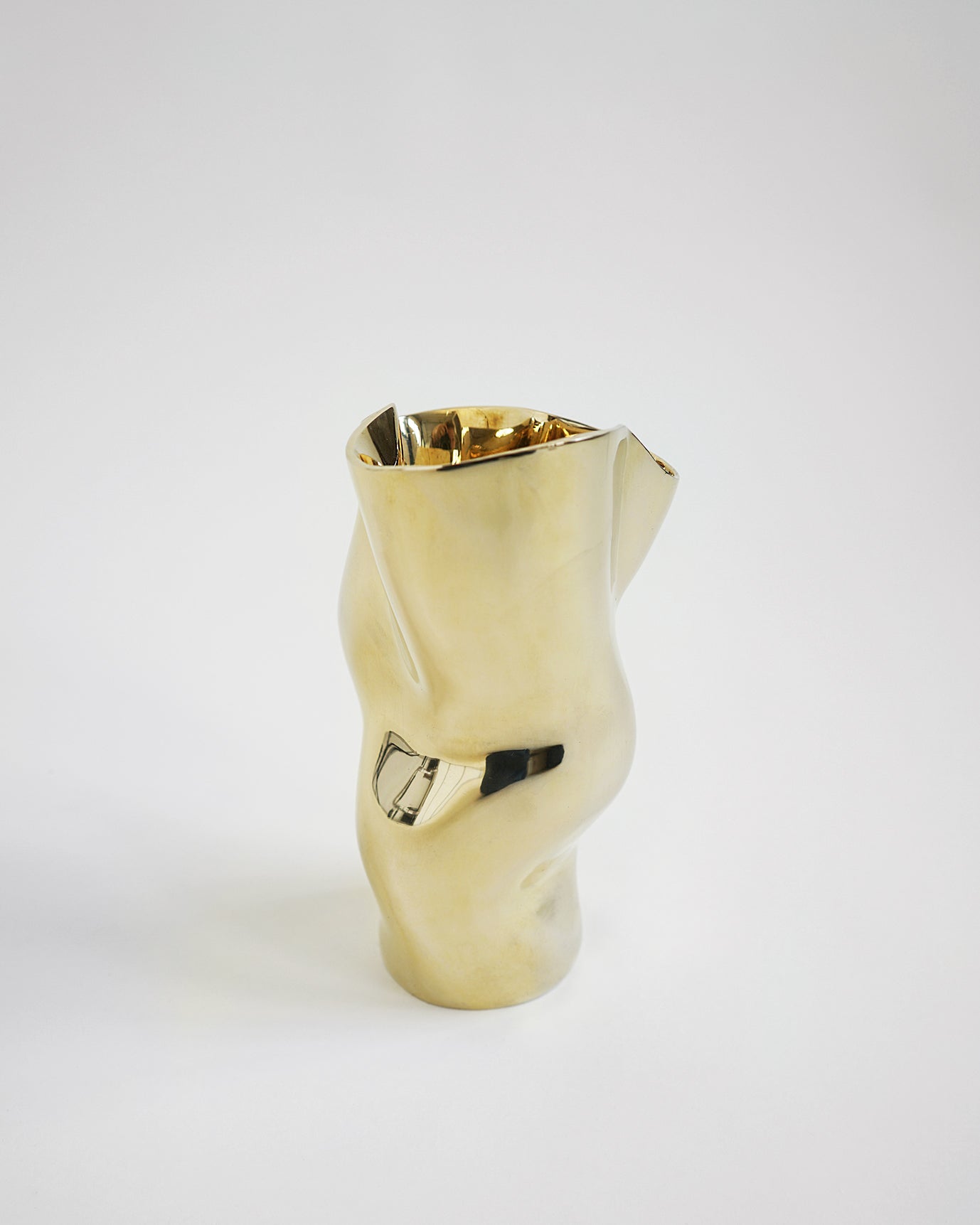 hein-studio-ostrea-25-vase-laiton-massif-25-cm-poli-main image 6