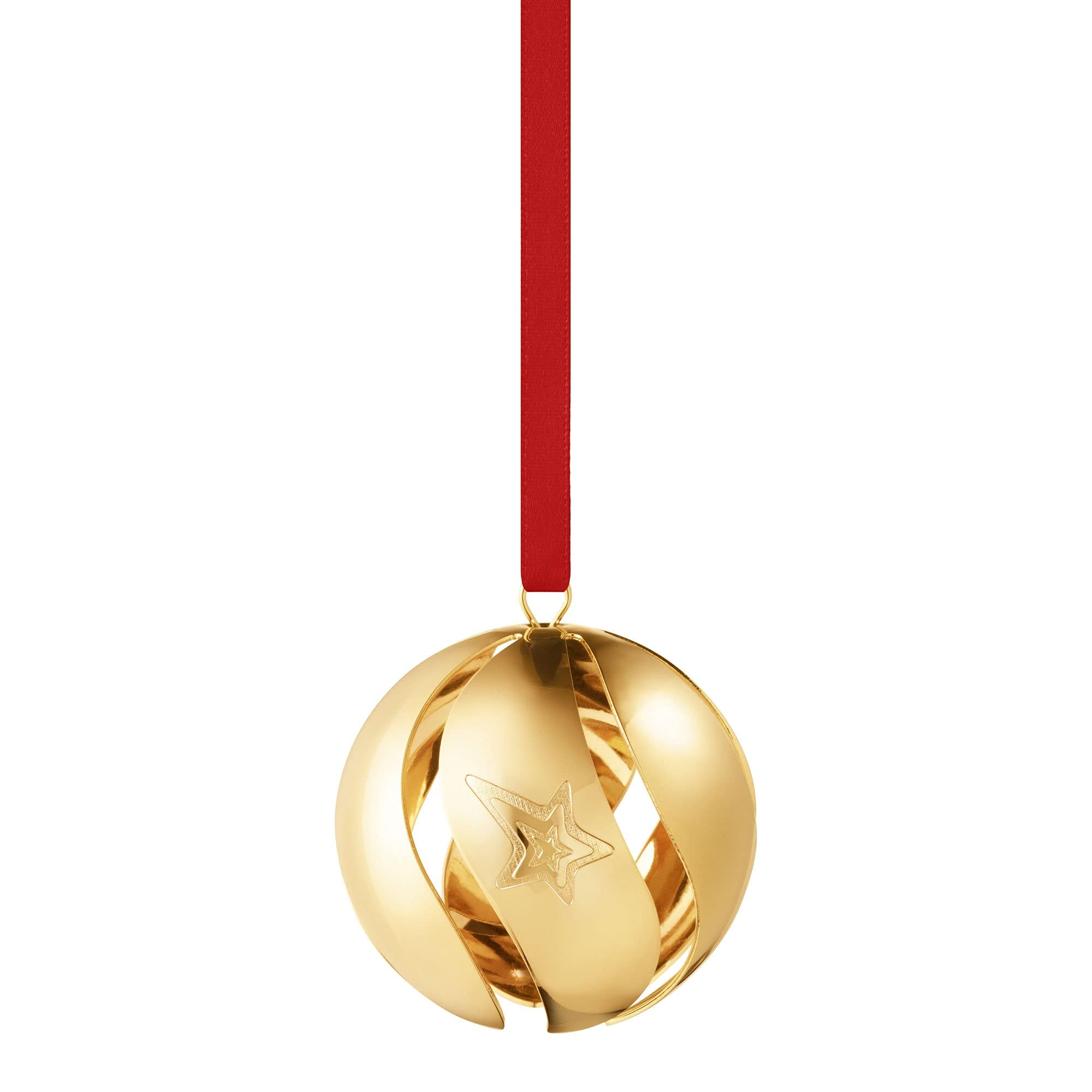 georg-jensen-noel-2021-boule-sapin-laiton-dor-toile image 1
